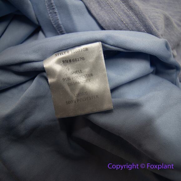 Anthropologie HUTCH blue Dress scalloped elastic waistline, size 3X - Picture 15 of 16